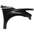 Front, Passenger Side Fender, Sedan, without Side Molding Holes, CAPA CERTIFIED