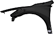 Front, Passenger Side Fender, Sedan, without Side Molding Holes, CAPA CERTIFIED