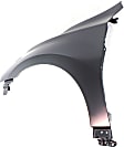 Front, Driver Side Fender, Sedan, without Side Molding Holes, CAPA CERTIFIED