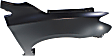 Front, Passenger Side Fender, Without Rocker Molding Holes, 4 Cyl., 1.8L Engine, CAPA Certified