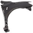 2015 Nissan Sentra SV - Front, Driver Side Fender, For Models Without Rocker Molding