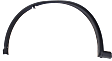 Front, Driver Side Fender Flares, Textured Black, 6 Cyl., 3.5L Engine