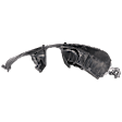 Front, Passenger Side Fender Liner, 4 Cyl., 2.5L Engine