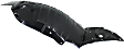 Front, Driver Side, Front Section Fender Liner