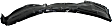  Front, Passenger Side Fender Liner, LE/S/SL/SV Models