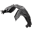 Front, Passenger Side Fender Liner, without Insulation Foam