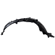 Front, Passenger Side Fender Liner, without Insulation Foam, CAPA Certified