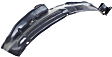 Front, Driver Side, Rear Section Fender Liner