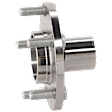Front, Driver or Passenger Side Wheel Hub, with Bearing, 5 x 4.5 in. Bolt Pattern, 3.0/3.5L Engines
