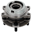 2013 Infiniti JX35 Base - Front, Driver or Passenger Side Wheel Hub, With 32 Spline Teeth, 5 Lugs, With Bearing