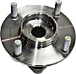 2007-2011 Nissan Versa - Front, Driver or Passenger Side Wheel Hub, With Bearing, 4 x 4.5 in. Bolt Pattern