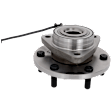 Front, Driver or Passenger Side Wheel Hub, With Bearing, With Sensor, 6 in. x 5.5 in. Bolt Pattern, 8 Cyl., 5.6L Engine