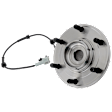 Front, Driver or Passenger Side Wheel Hub, With Bearing, With Sensor, 6 in. x 5.5 in. Bolt Pattern, 8 Cyl., 5.6L Engine