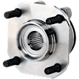 Front, Driver or Passenger Side Wheel Hub, With Bearing, 4 x 4.5 in. Bolt Pattern, 4 Cyl., 2.0L Engine, FWD