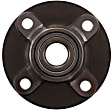 Rear, Driver or Passenger Side Wheel Hub, With Bearing, 4 x 4.5 in. Bolt Pattern, FWD