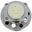 Rear, Driver or Passenger Side Wheel Hub, With Bearing, With Sensor, 5 x 4.53 in. Bolt Pattern