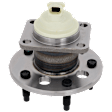 Rear, Driver or Passenger Side Wheel Hub, With Bearing, With Sensor, 5 x 4.53 in. Bolt Pattern
