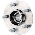 Rear, Driver or Passenger Side Wheel Hub, With Bearing, 5 x 4.5 in. Bolt Pattern, 6 Cyl., 3.0L Engine, FWD