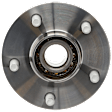 Rear, Driver or Passenger Side Wheel Hub, With Bearing, 5 x 4.5 in. Bolt Pattern, 6 Cyl., 3.0L Engine, FWD
