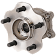 Rear, Driver or Passenger Side Wheel Hub, 5 Lugs, With Bearing, AWD, 5 x 4.5 in. Bolt Pattern