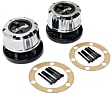 Locking Hub, 6-Stud, Includes Gaskets and Bolts, 28 Splines
