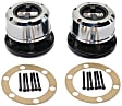 Locking Hub, 6-Stud, Includes Gaskets and Bolts, 28 Splines