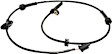 Front, Driver Side ABS Speed Sensor, 6 Cyl., 3.5L Engine