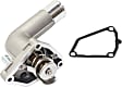 2002 Nissan Maxima - Thermostat, 3.5L 6Cyl, Includes Gasket/Seal, Includes, Temperature 180, Stainless Steel