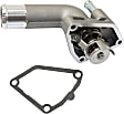 2002 Nissan Maxima - Thermostat, 3.5L 6Cyl, Includes Gasket/Seal, Includes, Temperature 180, Stainless Steel