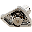 Thermostat Housing - Stainless Steel, Direct Fit, Sold individually, Gas, Includes Gasket and Jiggle Pin