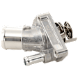 Thermostat Housing - Stainless Steel, Direct Fit, Sold individually, Gas, Includes Gasket and Jiggle Pin