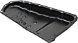 Transmission Pan, Black, Steel