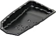Transmission Pan, Black, Steel