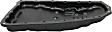 Transmission Pan, Black, Steel