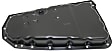 Transmission Pan, Black, Steel