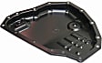 Transmission Pan, Black, Steel