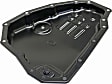 Transmission Pan, Black, Steel