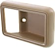 Front, Driver or Passenger Side, Interior, Door Handle Trim, Plastic, Beige