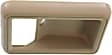Front, Driver or Passenger Side, Interior, Door Handle Trim, Plastic, Beige