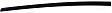 Front, Driver Side Door Molding and Beltlines, Primed, Sedan