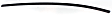 Front, Driver Side Door Molding and Beltlines, Primed, Sedan