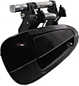 Front, Passenger Side Smooth Black Exterior Door Handle, Without Key Hole