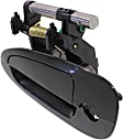 Front, Driver Side Smooth Black Exterior Door Handle, With Key Hole