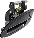 Front, Driver Side Smooth Black Exterior Door Handle, With Key Hole