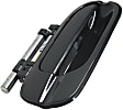 Front, Passenger Side Smooth Black Exterior Door Handle, Without Key Hole