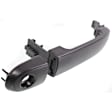 Front Or Rear, Passenger Side Primed Exterior Door Handle, Without Key Hole