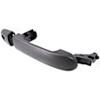 Front Or Rear, Passenger Side Primed Exterior Door Handle, Without Key Hole