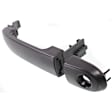 Front, Driver Side Primed Exterior Door Handle, Without Key Hole