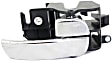 Front Or Rear, Passenger Side Chrome Interior Door Handle, With Door Lock Button