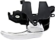 Front Or Rear, Passenger Side Chrome Interior Door Handle, With Door Lock Button